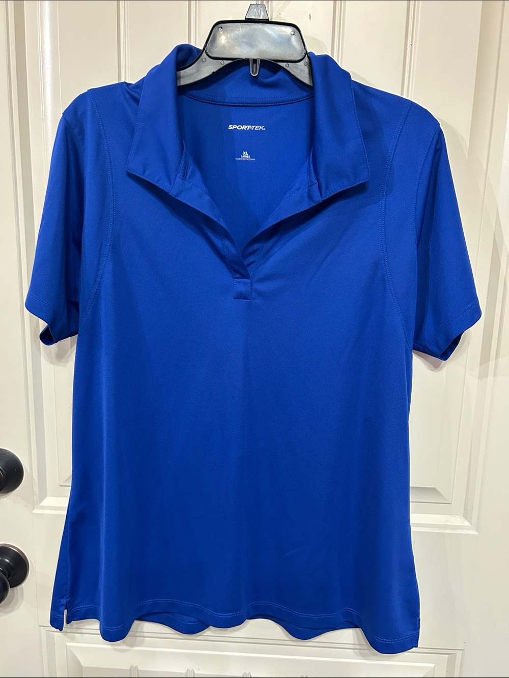 Sport-Tek Women's Bright Royal Blue Short-Sleeve Polo Size XL #208